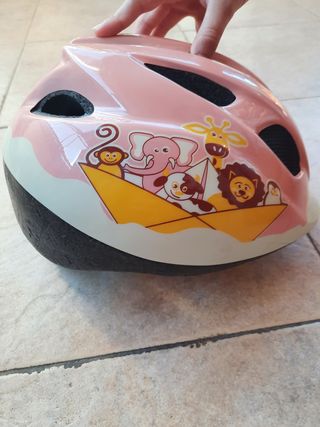 Casco bicicleta niña