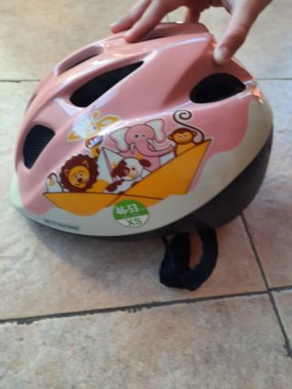 Casco bicicleta niña