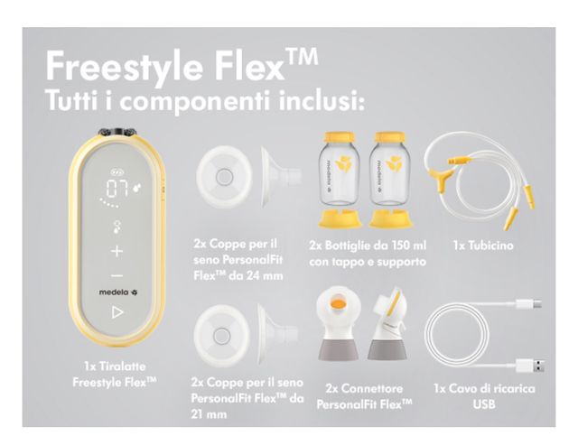 sacaleches doble medela bluetooth Freestyle Flex