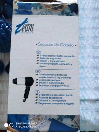 secador de pelo
