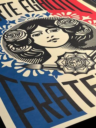 Shepard Fairey(OBEY)-Litografia offset firmada