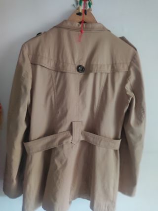 Gabardina tres cuartos