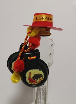 Botella Decoración Sangría Guitarra y Castañuelas