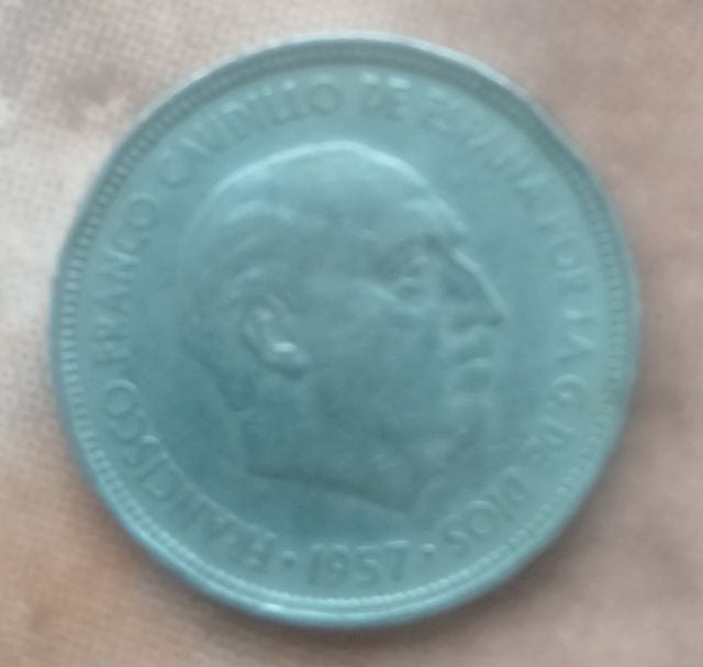 Moneda 5 Pesetas Francisco Franco 1957
