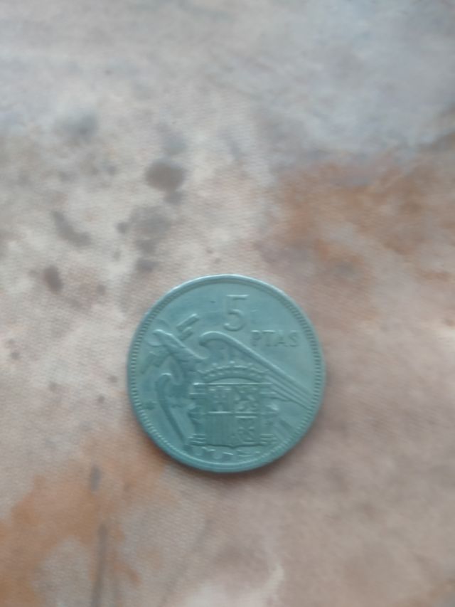 Moneda 5 Pesetas Francisco Franco 1957