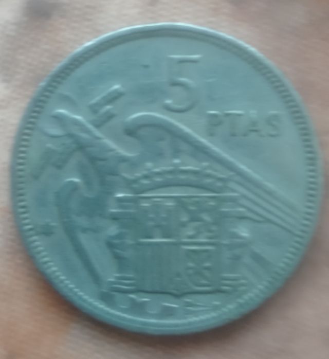 Moneda 5 Pesetas Francisco Franco 1957