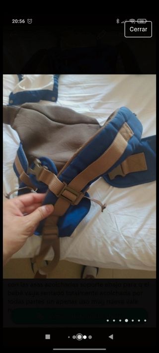 mochila portabebés
