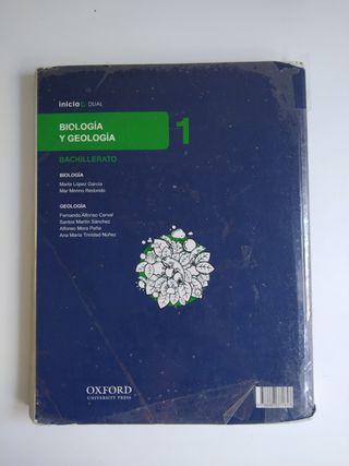 Libro Biología y Geología Primero Bach