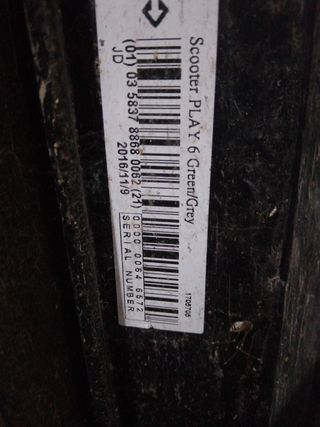 Patinete Oxelo con caja