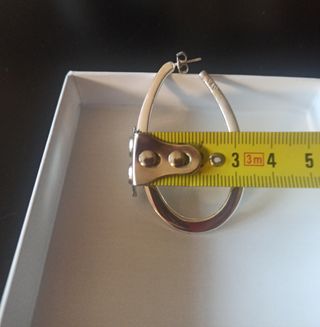 Pendientes Aro Vidal de Plata 1 Ley 925