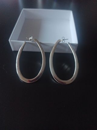 Pendientes Aro Vidal de Plata 1 Ley 925