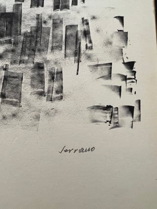 Pablo Serrano(1908-1985)-Litografía firmada a mano