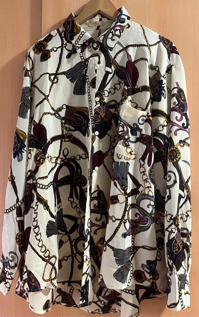 Camisa tipo oversize