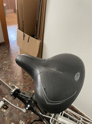 Bicicleta plegable Monty con portaequipajes