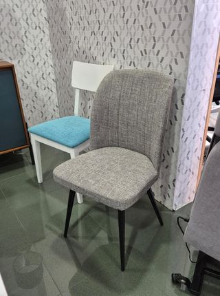 Silla comedor gris o beige