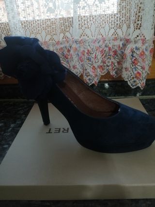 Zapatos señora de ante
