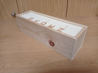 Caja madera 1 botella vino