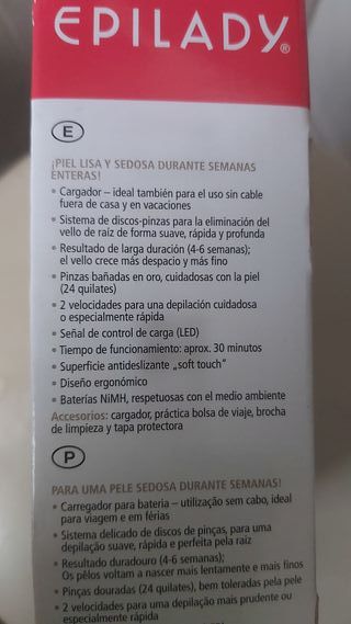 Depiladora Mujer Epilady Por Estrenar