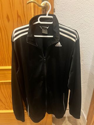 sudadera adidas negra