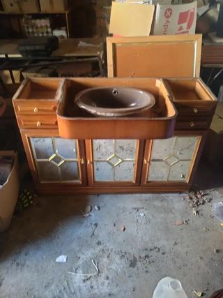 Mueble vintage baño