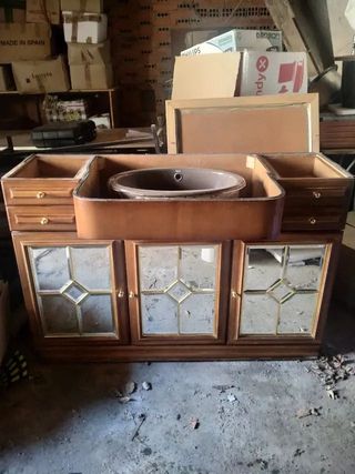 Mueble vintage baño