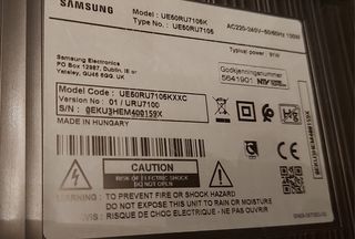 Fuente TV Samsung UE50RU7105K