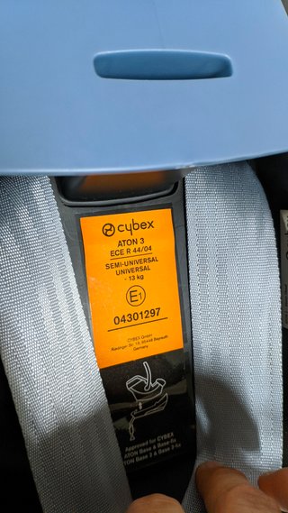 Sillita Grupo 0+ Cybex Aton 3 + base universal.