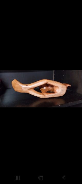 Statua in legno vintage