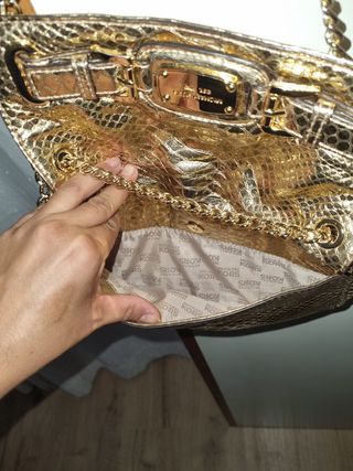 Borsa piccola Michael Kors dorata (oro)
