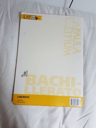 Libro texto latín bachillerato Laberinto