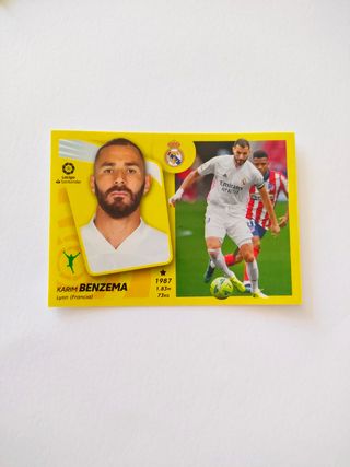Cromo Benzema Liga Este Panini 2021 2022