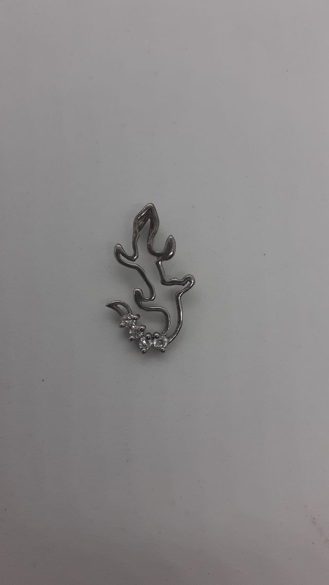 Ciondolo in argento lucertola