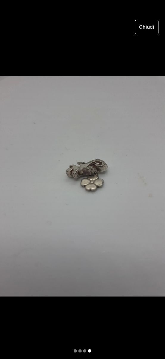 Set 2 ciondoli in argento