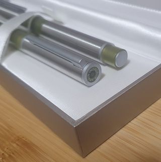 Estuche Bolígrafos INOXCROM vintage, color verde