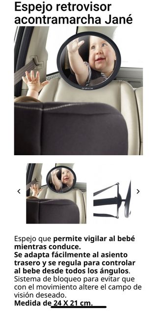 espejo coche vigilabebe