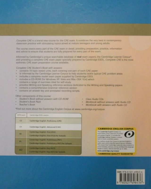 Complete CAE Student's Book with Answers