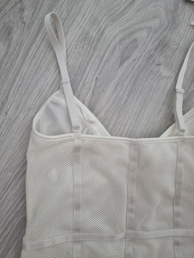 Vestido corto blanco