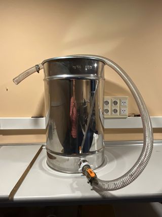 TANQUE, CUBA, DEPOSITO DE ACERO INOXIDABLE 100 kg