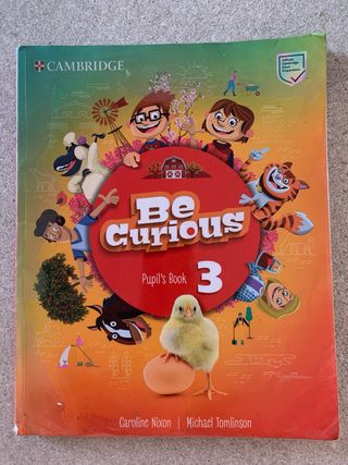 LIBRO INGLES BE CURIOUS 3