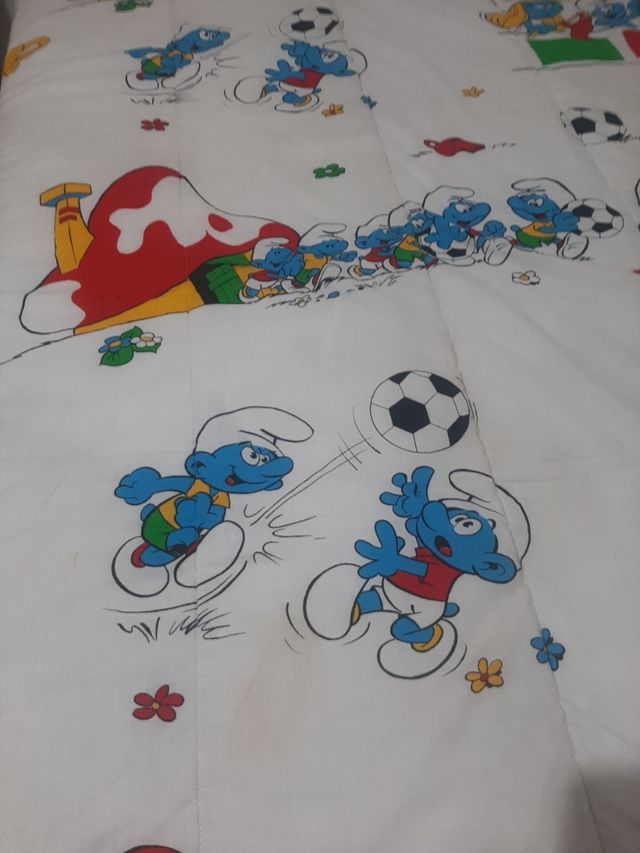 saco de dormir/ los pitufos