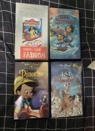 Lote VHS Disney clásicos | Pinocho, Stitch, más