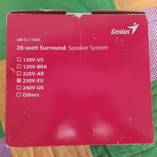 ALTAVOCES GENIUS SW-5.1 1005 para TV, PC y DVD