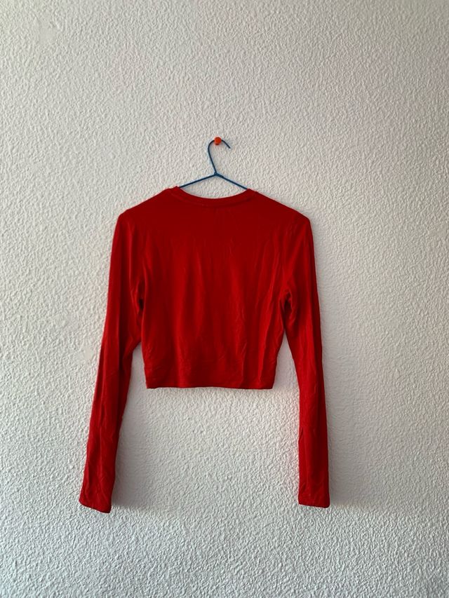 Top rojo basico