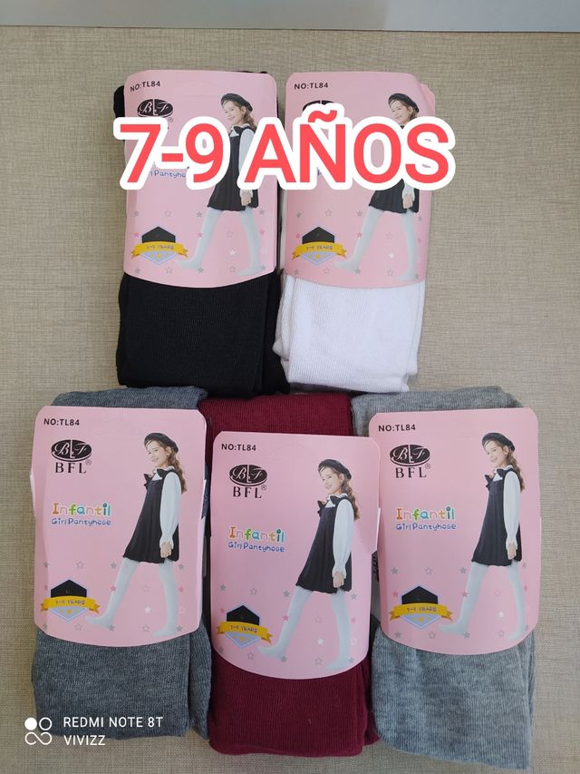 medias niñas "se envían 3 pares"