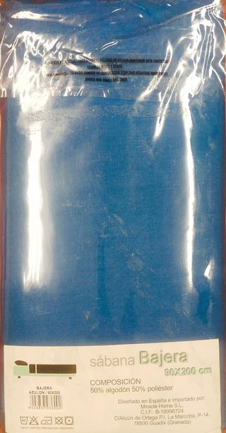 Sabana bajera cama individual