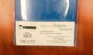 Sabana bajera cama individual