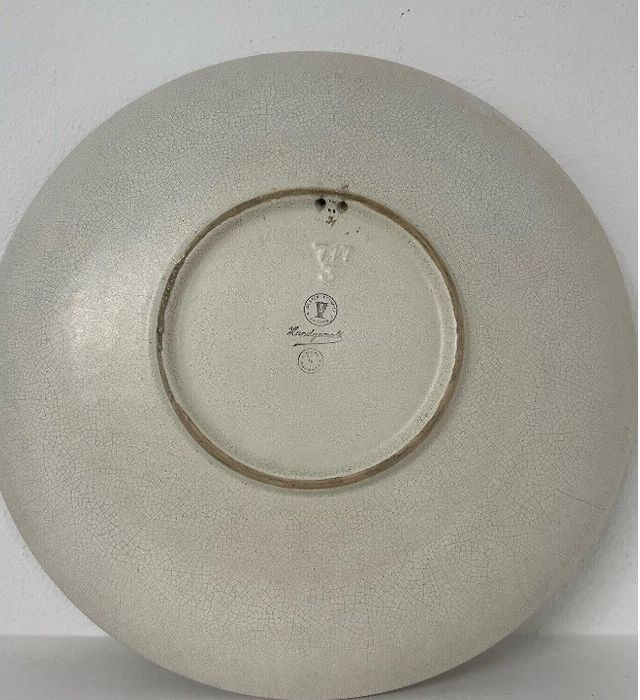 GRANDE PIATTO CERAMICA BIRRA DAB ANTICO