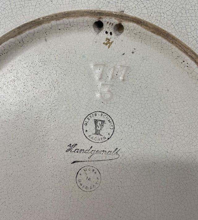 GRANDE PIATTO CERAMICA BIRRA DAB ANTICO