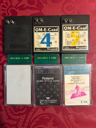 Roland music style card