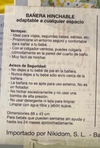 bañera hinchable nueva . A estrenar